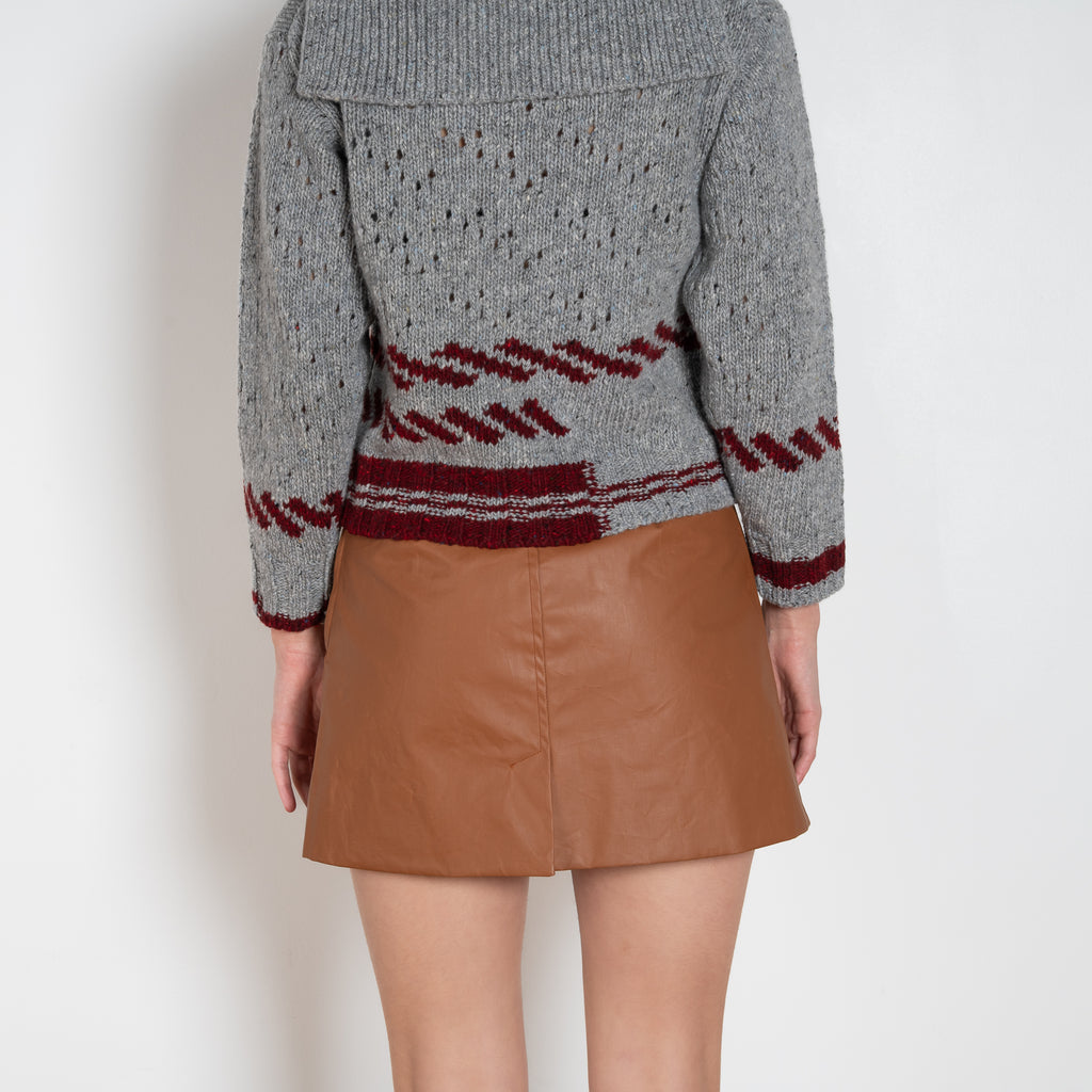 meryll rogge straight mini skirt
