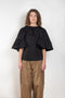 Ruffled Back Drape Top