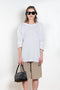 The TShirt 1990 by Monique Van Heist is a loose fitted lightweight sweat tshirt with a delicate open back detail