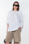 The TShirt 1990 by Monique Van Heist is a loose fitted lightweight sweat tshirt with a delicate open back detail