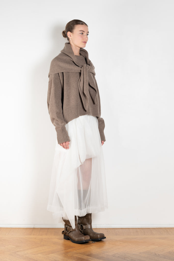 The On Fire Skirt by Nackiye is an assymetric tulle ballerina inspired skirt