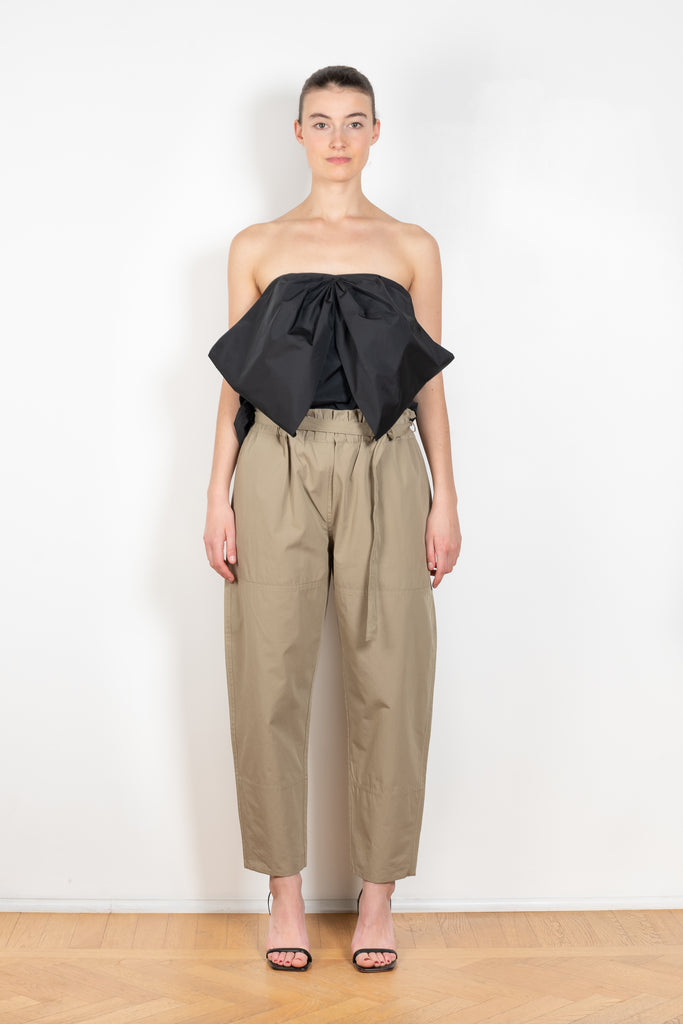 The Sultan Pant by Nackiye is harem style loose fitting pants with an elastic waist and buckled belt