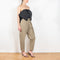 The Sultan Pant by Nackiye is harem style loose fitting pants with an elastic waist and buckled belt