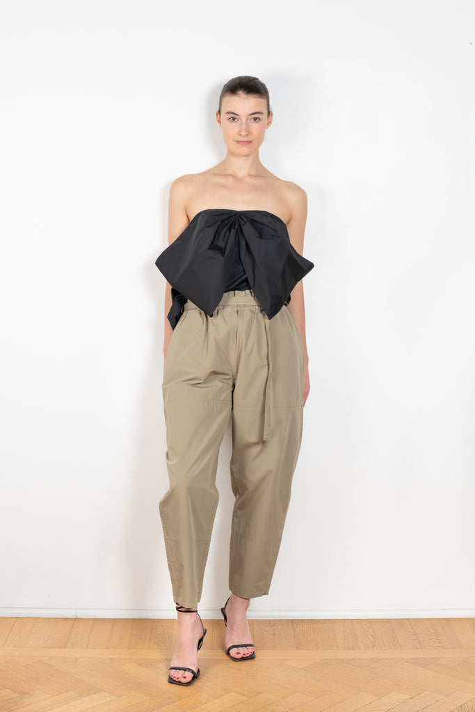 The Sultan Pant by Nackiye is harem style loose fitting pants with an elastic waist and buckled belt