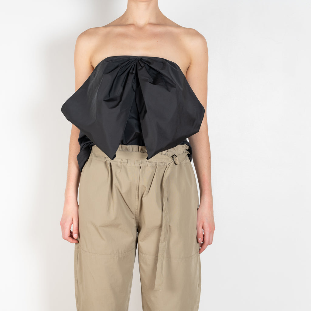 The Sultan Pant by Nackiye is harem style loose fitting pants with an elastic waist and buckled belt