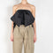 The Sultan Pant by Nackiye is harem style loose fitting pants with an elastic waist and buckled belt