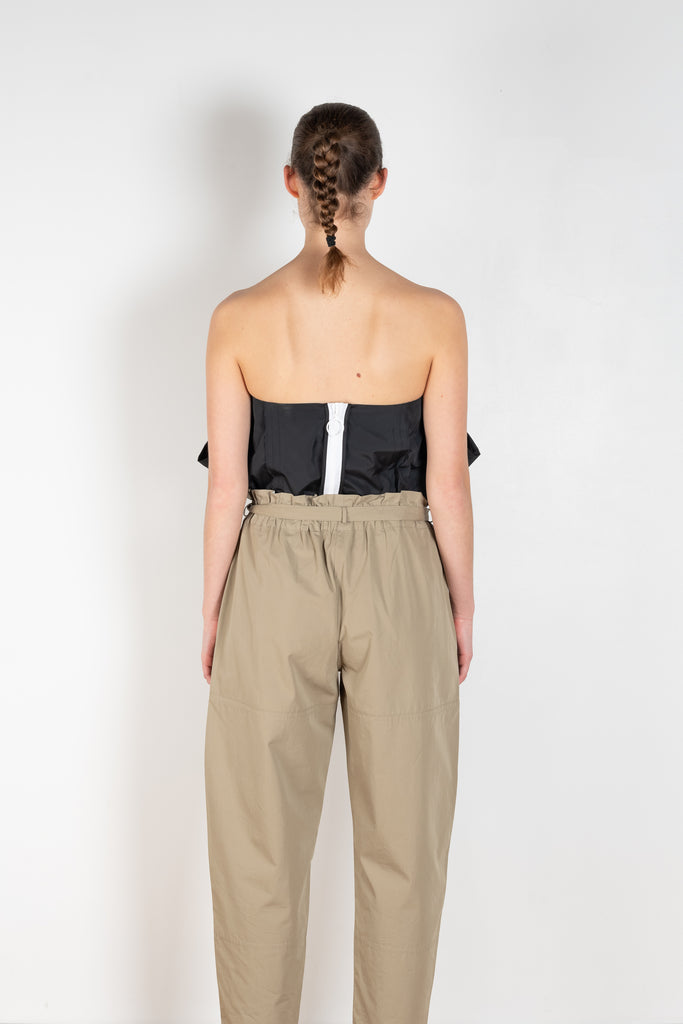 The Sultan Pant by Nackiye is harem style loose fitting pants with an elastic waist and buckled belt