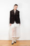 The Velvet Morning Jacket by Nackiye is a blazer style jacket in ribbed velvet corduroy
