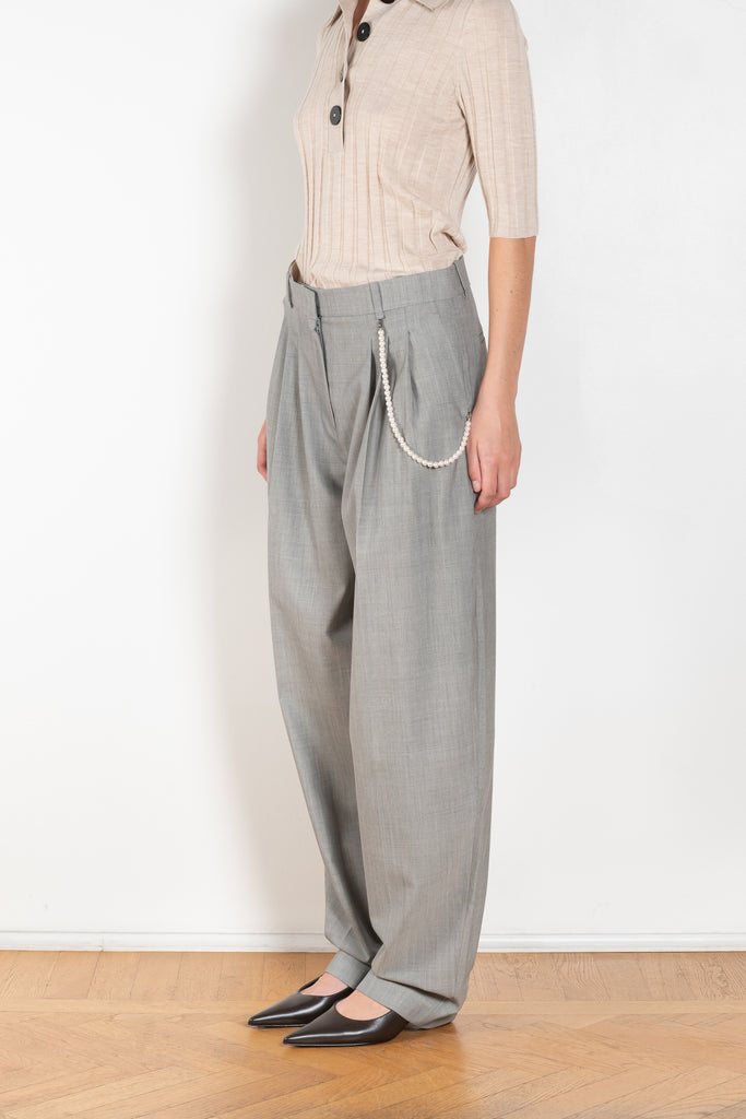 The Aga Pants by Nackiye is a pleated peg style pants with an easy fit