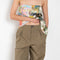 The Bread and Butter Pant by Nackiye is a cargo inspired pants with pleats