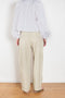 The Weekend Pants by Nackiye is a cargo inspired pants with& exaggerated piping details along the pockets and inner bottom hems