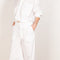 cotton trouser gauchere 0349 white