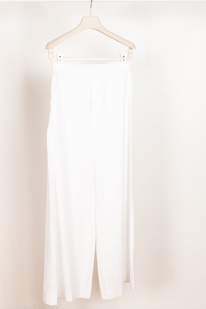 cotton trouser gauchere 0349 white