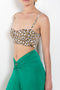 The Long Skirt by Paco Rabanne is a long flowy jersey skirt with a PR embellishment at the waist