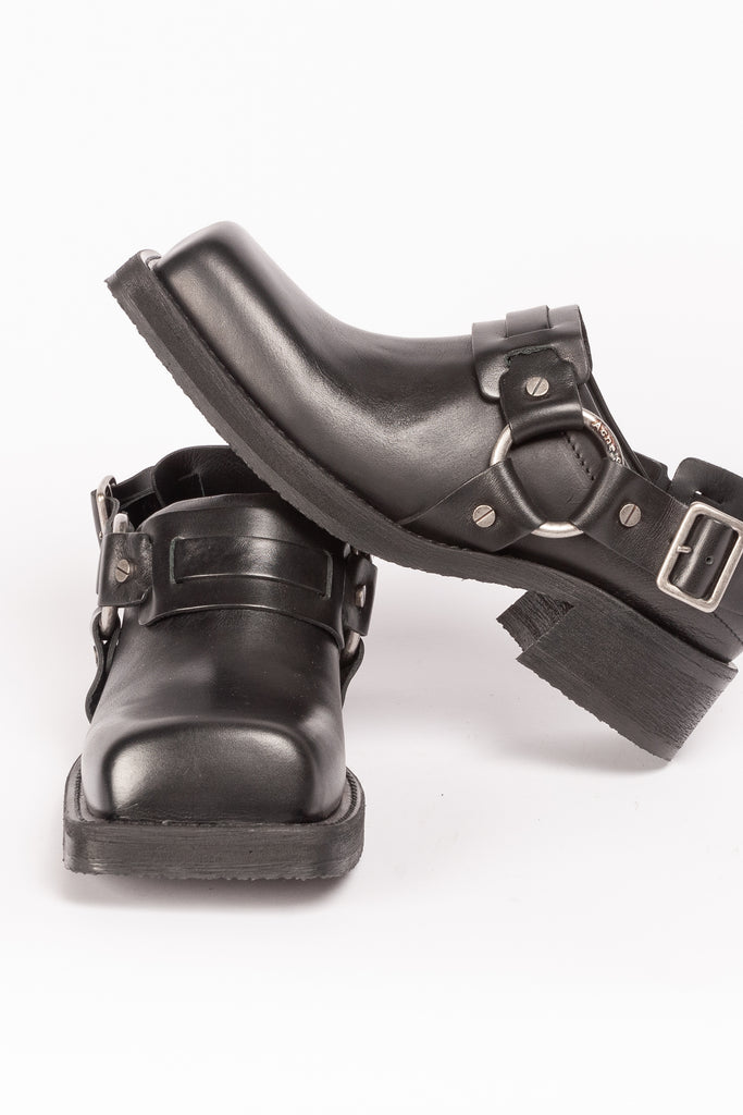 leather buckle mule shoe793 acne studios