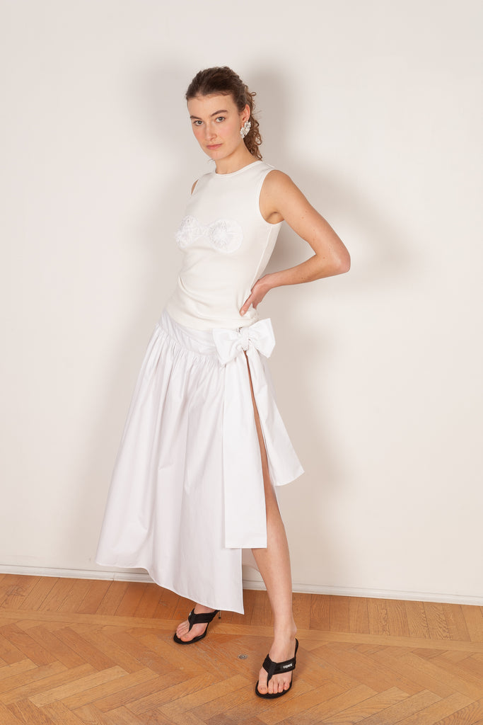 skirt 01 cotton white magda butrym