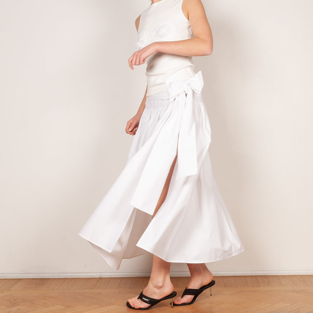 skirt 01 cotton white magda butrym