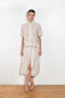 The Ada Skirt by SS Daley is a knee length pleated skirt in a cotton voile with a delicate embroidered print