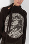 ss daley circle sweater knitted brown