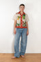 The Picnic Shirt by SS Daley is a short sleeved linen shirt with a estival fruit print