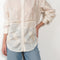 The Ada LS Shirt by SS Daley is a long sleeved shirt in a cotton voile with a delicate embroidered print