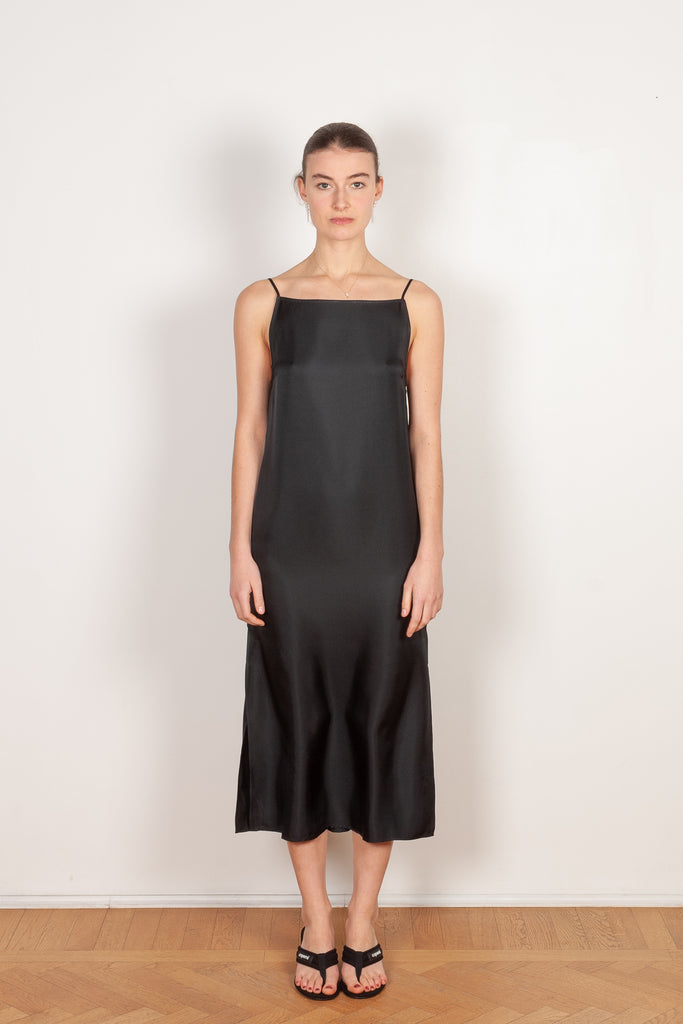 sulum dress black loulou studio