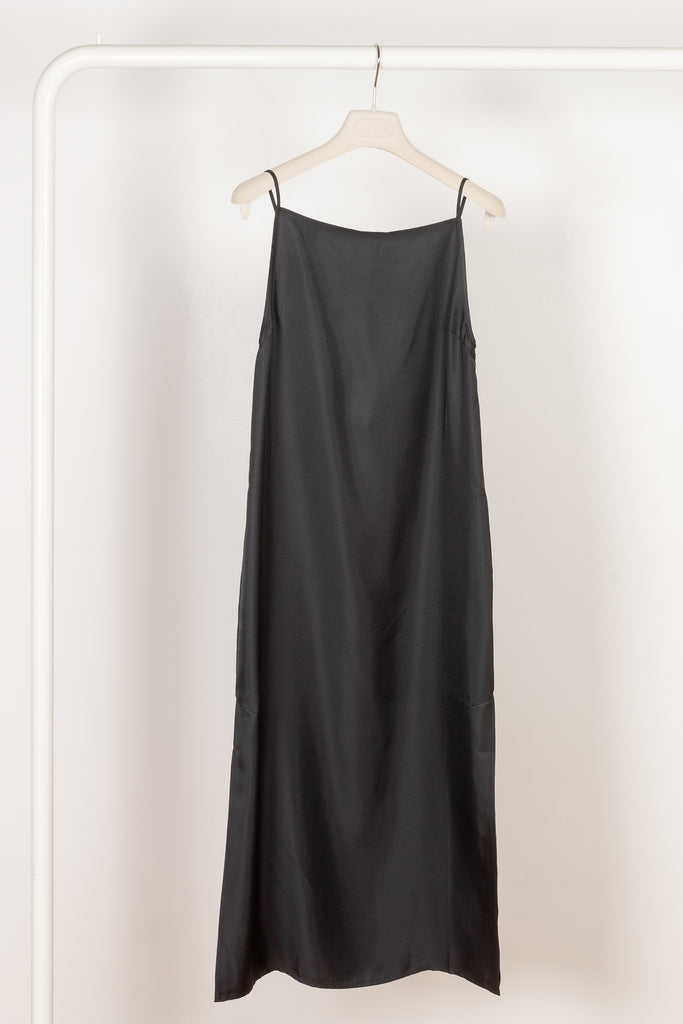 sulum dress black loulou studio