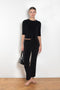The Fili Kick Flare by Suzie Kondi is a low rise kick flare trouser in terry with a cropped leg