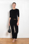 The Fili Kick Flare by Suzie Kondi is a low rise kick flare trouser in terry with a cropped leg