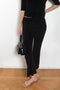 The Fili Kick Flare by Suzie Kondi is a low rise kick flare trouser in terry with a cropped leg