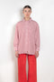 The Kappa Cotton Shirt by Suzie Kondi has an oversized fit, cuffed wrists and a full swing to the body for added comfort