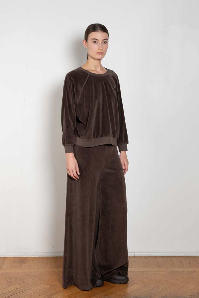 suzie kondi megalo palazzo pants velour