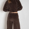 suzie kondi megalo palazzo pants velour