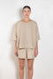 The Saria Top Linen by Suzie Kondi is an easy linen top with a simple and effortlessly chic silhouette made for versatility