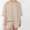 The Saria Top Linen by Suzie Kondi is an easy linen top with a simple and effortlessly chic silhouette made for versatility