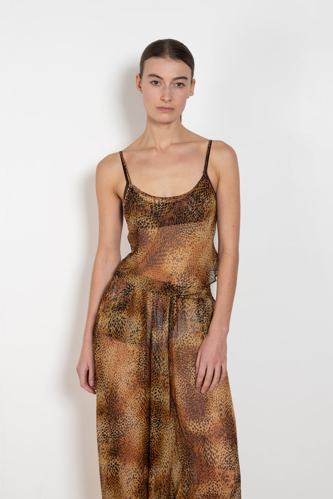 Suzie Kondi sofia pants silk leopard