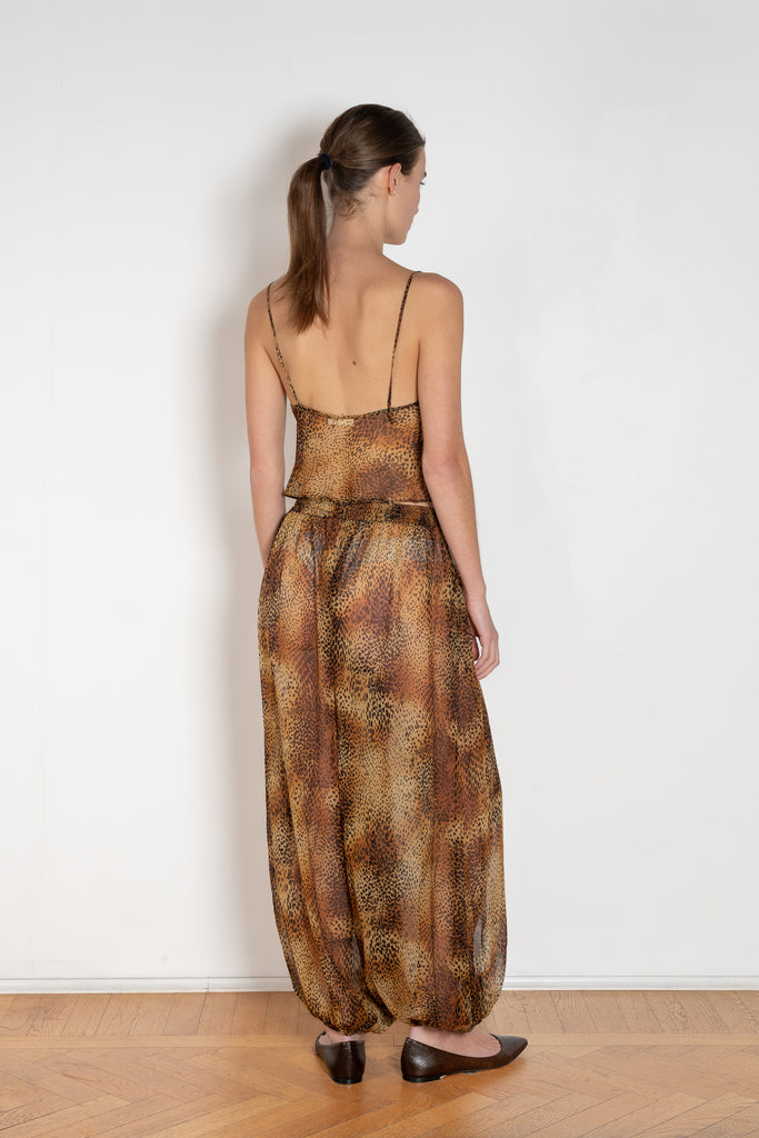 Suzie Kondi sofia pants silk leopard