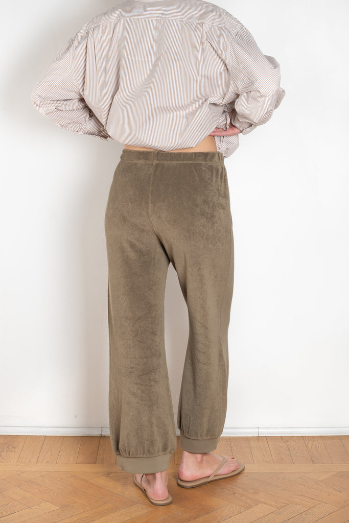 The Tosk Pants by Suzie Kondi is a harem inspired trouser in terry