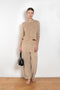 The Corfu Elbow Sleeve by Suzie Kondi is a terry top with a fitted silhouette and a elbow length sleeve