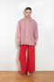 The Lito Low Rise by Suzie Kondi is a low rise trouser in terry with a long wide leg