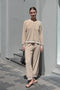 The Samos Sweatshirt by Suzie Kondi is a oversized terry sweatshirt with a generous fit, and softly ribbed comfy sleeves