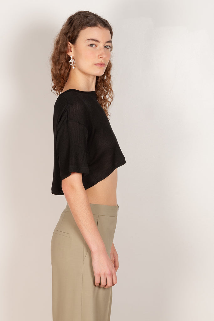 black cropped top gauchere 1751