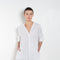 The Boden Dress by Xirena is a relaxed long shirtdress in a soft cotton gauze