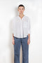 The Jordy Shirt by Xirena is&nbsp;an easy button-front shirt with a boxy fit, left chest pocket, and high low shirttail hem