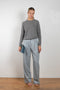 The Mila sweater by Alexandra Golovanoff is a signature round neck sweater with a boxy and effortless cut