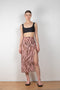 The Jacky Wrap Skirt is a high waisted zebra print wrap skirt in a light summer cotton voile