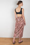 The Jacky Wrap Skirt is a high waisted zebra print wrap skirt in a light summer cotton voile