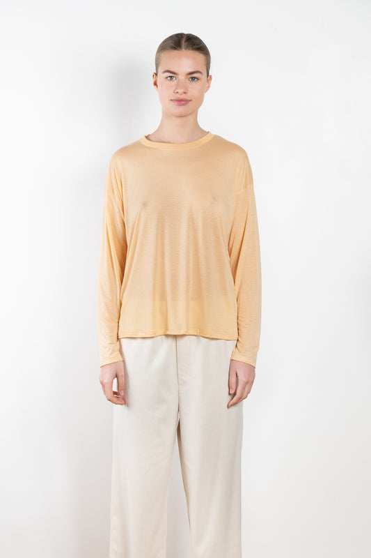 The Loose Long Sleeve Tee by Baserange has a soft and super lightweight feel, cut for a relaxed fit in a feminine draped bamboo