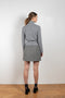 The Grey Wool Skirt by Paco Rabanne is a high waisted mini skirt in a wool bouclette