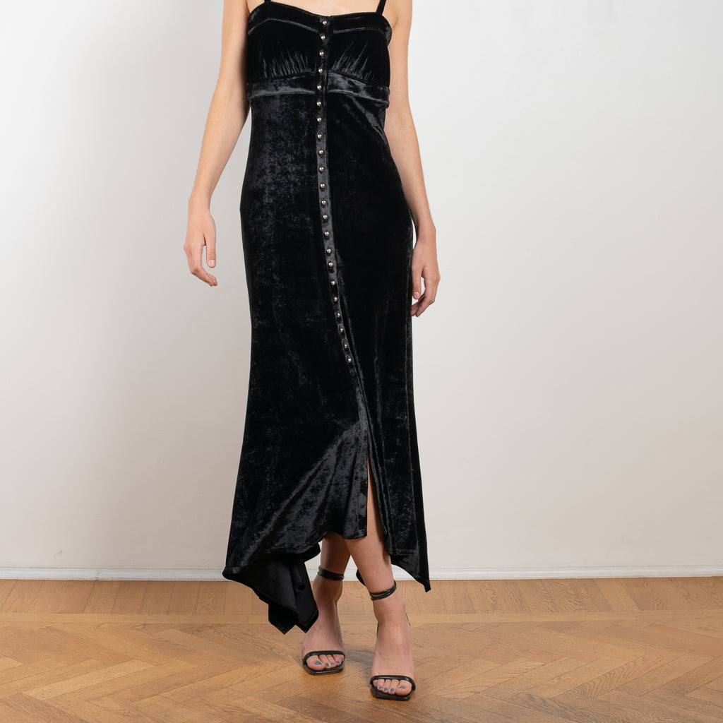 Long Velvet Dress